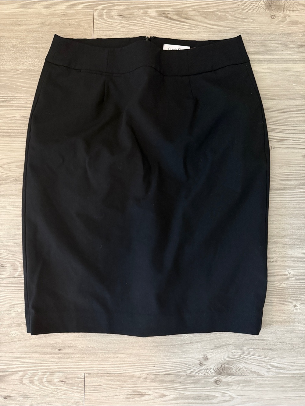 Calvin Klein Black Pencil Skirt - Sleek Tailored Silhouette